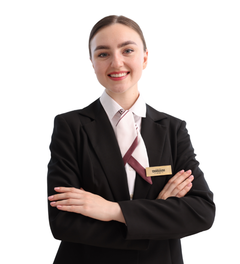 Receptionist van Boutique hotel zeeuws meisje